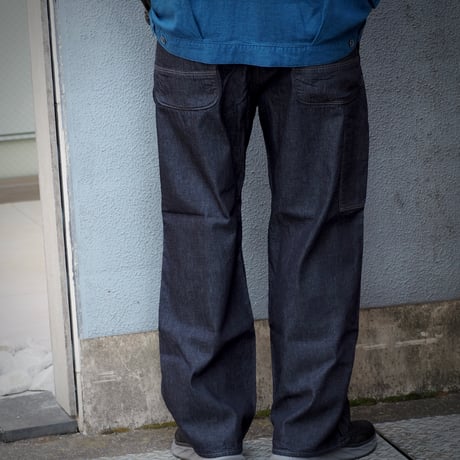 [OMNIGOD mens / オムニゴッド] 8ozデニム ルーズイージーペインターパンツ【53-256D】【53-257D】