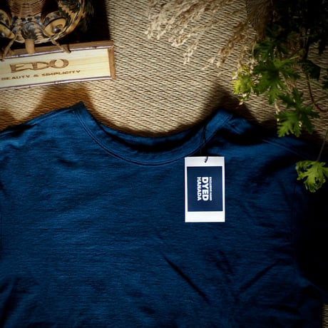 [EDO]草木染めオーガニックコットンTシャツ
