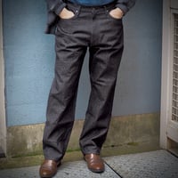 [SPELLBOUND / スペルバウンド] 12ozブラックデニム USローカルワイドパンツ