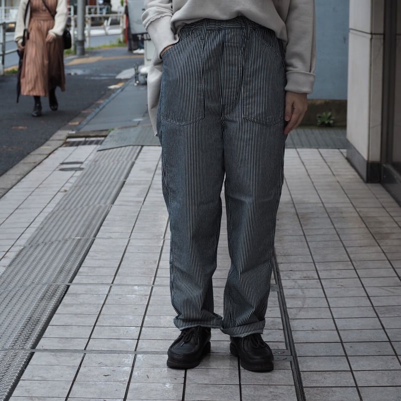 OMNIGOD オムニゴッド　PWイージーパンツ　アンクル　インディゴストライプ OMNIGOD オムニゴッド インディゴストライプ PWイージーパンツ