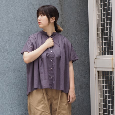[Brocante / ブロカント] インドボイル フロンセシャツ