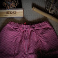 [EDO]カラーヒッコリーエッグパンツ