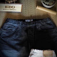 [OMNIGOD unisex] 11.5ozセルビッチデニム 5Pイージールーズジーンズ