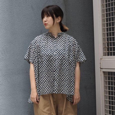 [Brocante / ブロカント] インドボイル フロンセシャツ