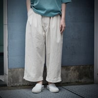 [Brocante / ブロカント] 綿麻キャンバス マランパンツ
