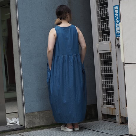 [ OMNIGOD womens / オムニゴッド ] ノースリーブギャザーワンピース
