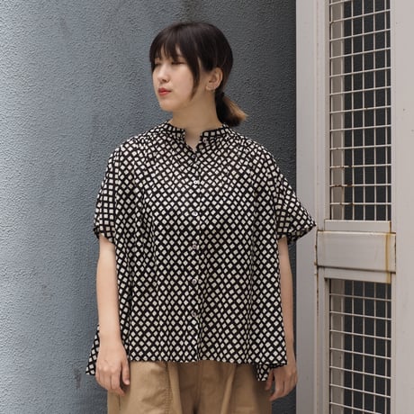 [Brocante / ブロカント] インドボイル フロンセシャツ