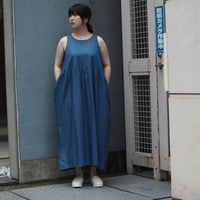 [ OMNIGOD womens / オムニゴッド ] ノースリーブギャザーワンピース