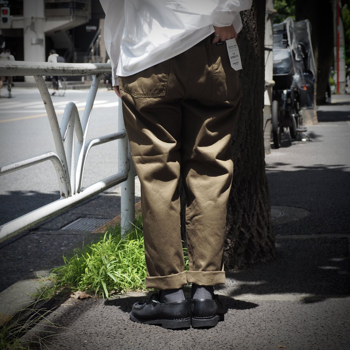 OMNIGOD UNISEX]チノPWイージーパンツ | EDO-STORE