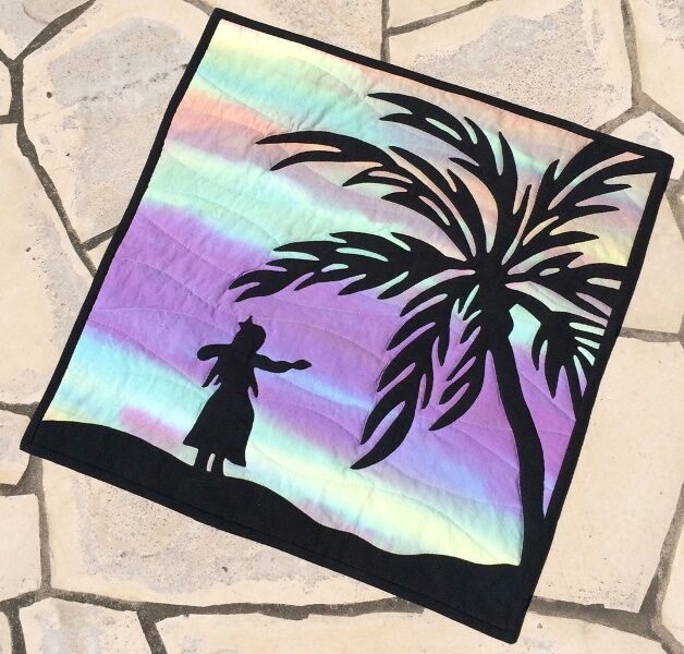 パターン フラガール 50×50 | Hawaiianquilt KAIOLOHIA