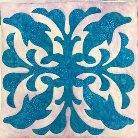 ハワイアンキルトタペストリーイルカ ハワイアンキルトイルカ | STORES