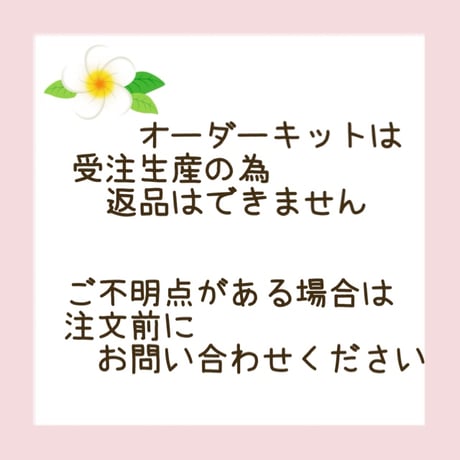 ミニトート　しつけ済みキット　モンステラ★★