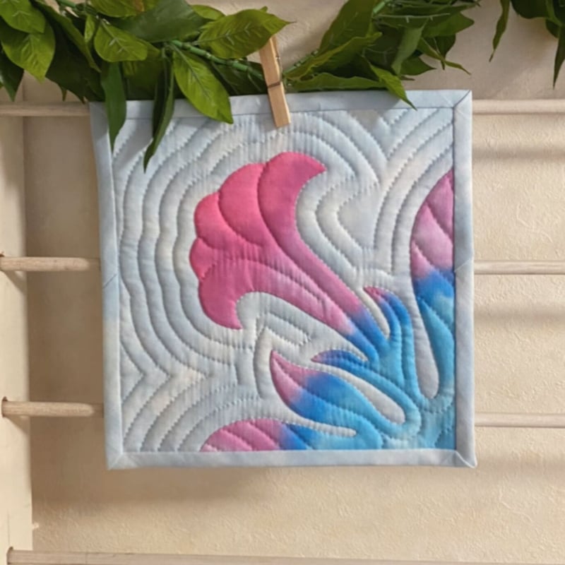 エンジェルトランペットのミニタペストリーキット☆ | Hawaiianquilt  