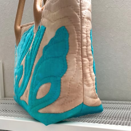 横長トートバッグしつけ済みキット　シェル★★