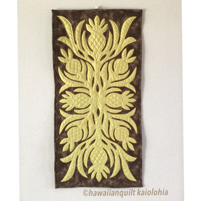 パイナップルのタペストリーキット 50×100 | Hawaiianquilt KAIOL