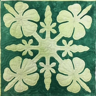 ハイビスカスのタペストリーorクッションキット 45㎝～50