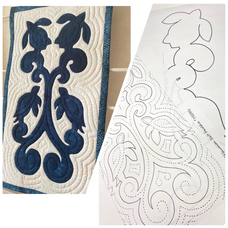 パターン ホヌ 30×60 | Hawaiianquilt KAIOLOHIA パターン ホヌ 30×60 | Hawaiianquilt KAIOLOHIA