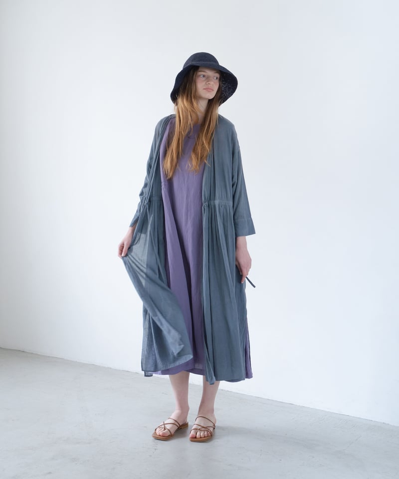 極美品 北欧、暮らしの道具店 柄をまとうカシュクールワンピース かすみ草 柄をまとうカシュクールワンピース / かすみ草 - 北欧、暮らしの
