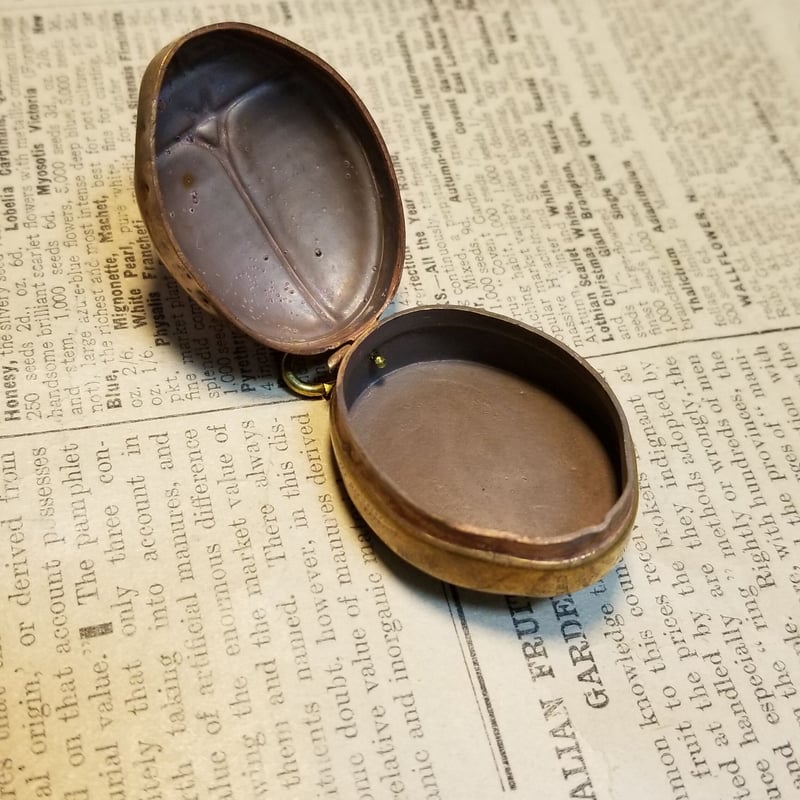 ロケットペンダント 1920年代 てんとう虫 ピルケース | IgnAPoat