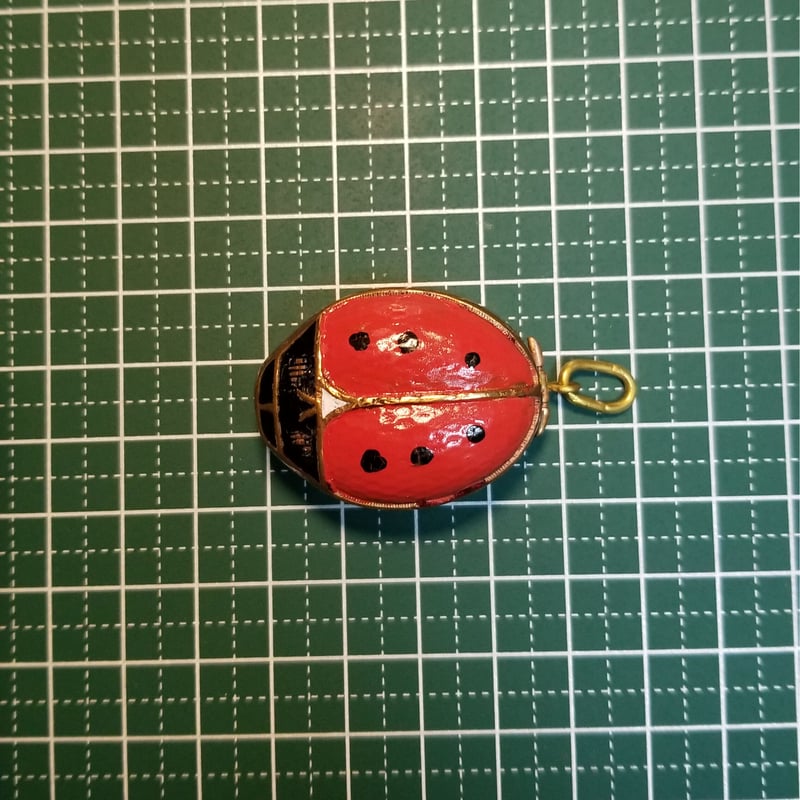 ロケットペンダント 1920年代 てんとう虫 ピルケース | IgnAPoat