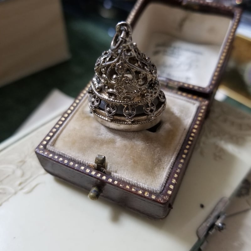 イギリス製ビンテージフォブシール スターリングシルバー | IgnAPoat