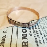 子供用バングル　アンティーク　ROLLED GOLD　イギリス製
