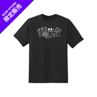 なかよしゲーム てへ。 Tシャツ ブラック