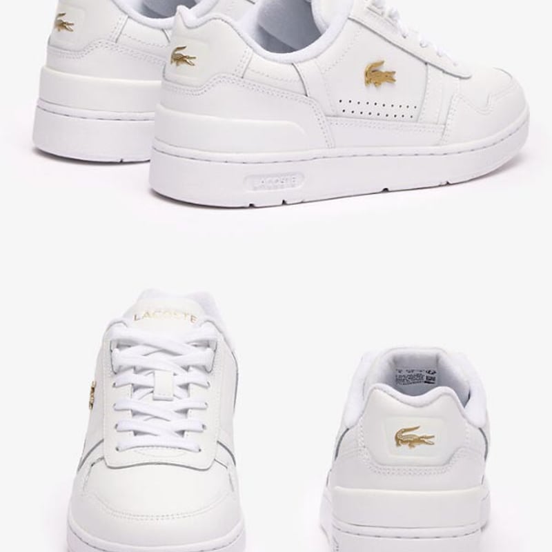 ラコステ レディース レザー スニーカー T-CLIP 124 1 SFA 47SFA0060