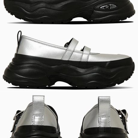 コンバース オールスター サージトレーナー メリージェーン ST ローカット CONVERSE ALLSTAR  OX シルバー   レディース 厚底 ボリュームソール