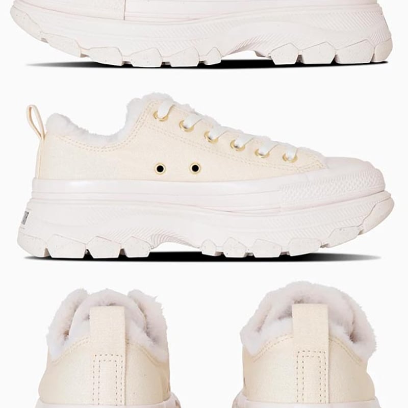【OFF WHITE】<CONVERSE>オールスター トレックウェーブ ボア OFF WHITE】<CONVERSE>オールスター トレックウェーブ ボアの通販 by
