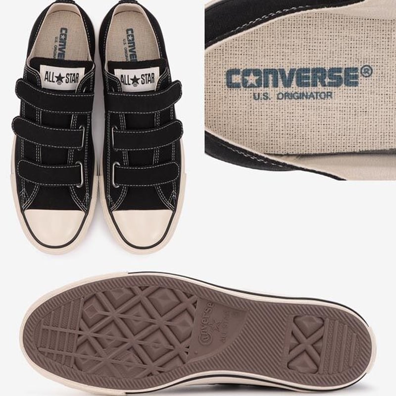 CONVERSE ALL STAR パープル ベルクロ スニーカー CONVERSE ALL STAR US COLORS OX PURPLE 22FW-I（コンバース