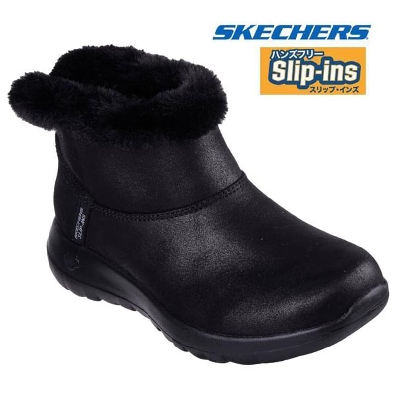 スケッチャーズ 防寒 レディース ブーツ スニーカー スリップインズ