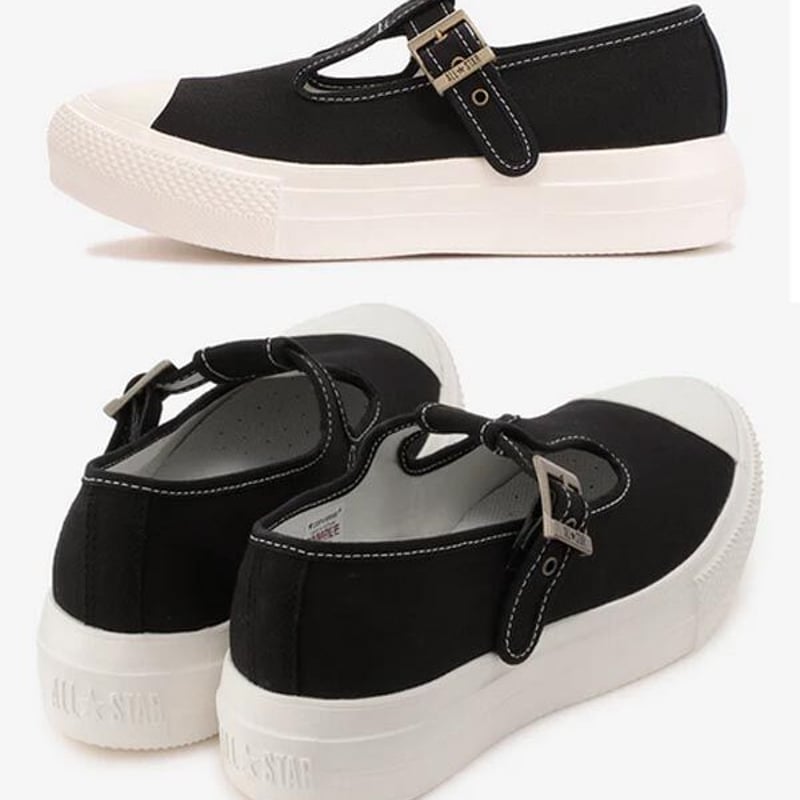 【美品】Converse プラットフォーム メリージェーン ブラック 24.5㎝ 楽天市場】コンバース CONVERSE オールスター メリージェーン
