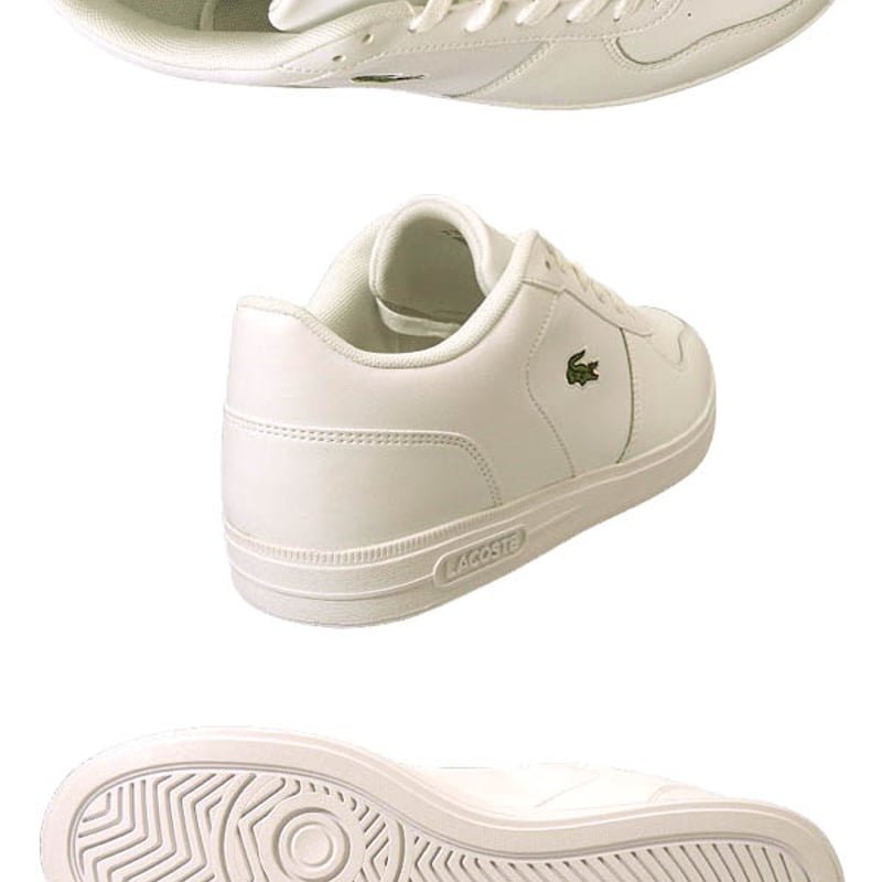 ラコステ レザースニーカー メンズ LACOSTE T-BASE 224 1 SMA 48SM ラコステ レザースニーカー メンズ LACOSTE T-BASE 224 1 SMA 48SM