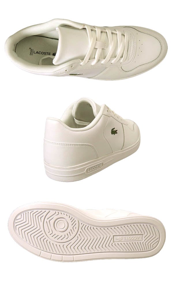 ラコステ レザースニーカー メンズ LACOSTE T-BASE 224 1 SMA 48SM