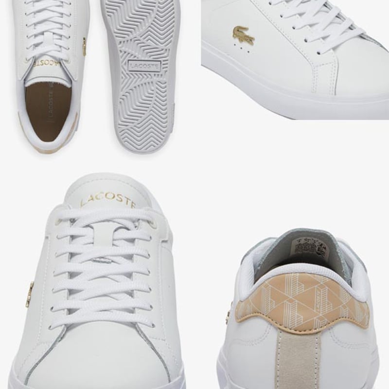 ラコステ レザー スニーカー レディース lacoste POWERCOURT 224 ラコステ レザー スニーカー レディース lacoste POWERCOURT 224