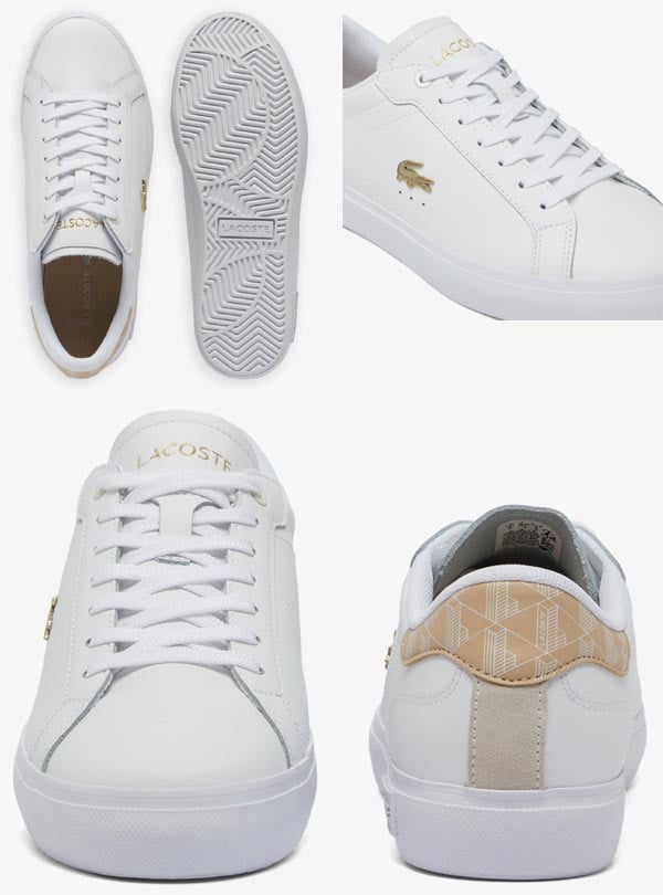 ラコステ レザー スニーカー レディース lacoste POWERCOURT 224 ラコステ レザー スニーカー レディース lacoste POWERCOURT 224