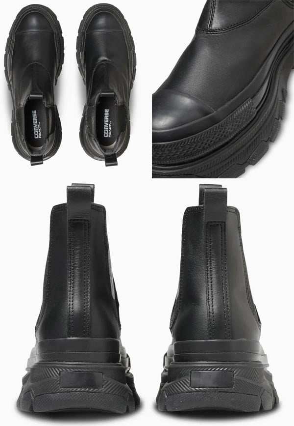 コンバース レザーオールスター R トレックウエーブ サイドゴア HI