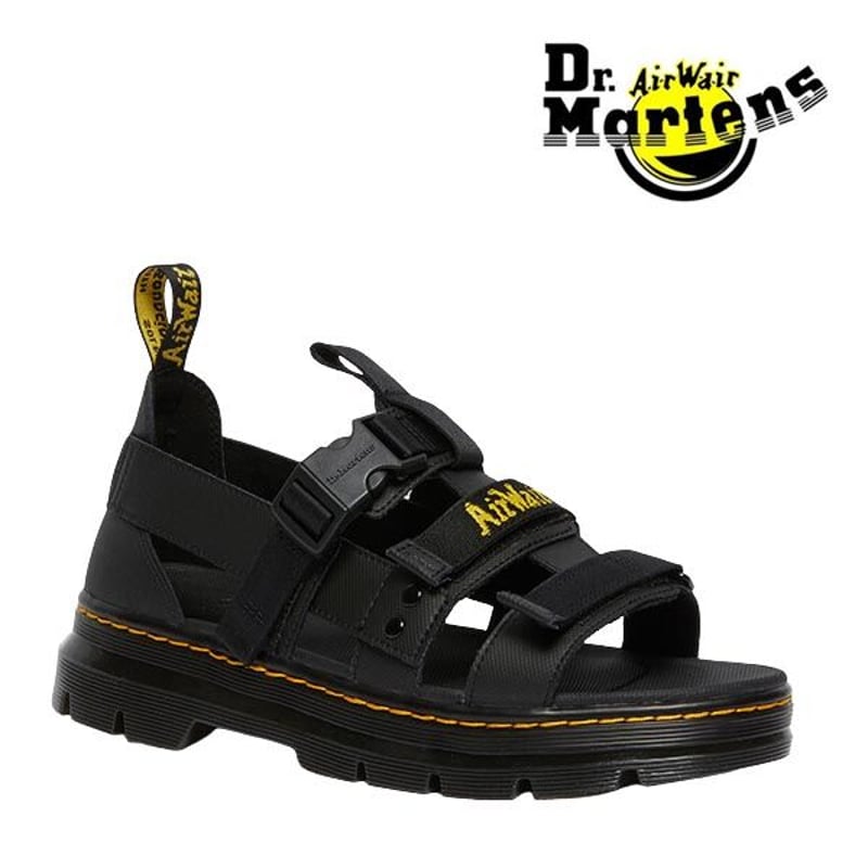 ドクターマーチン Dr Martens メンズサンダル ELEMENT WEBBING PEA...
