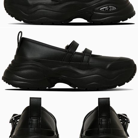 コンバース オールスター サージトレーナー メリージェーン ST ローカット CONVERSE ALLSTAR  OX ブラック  レディース 厚底 ボリュームソール