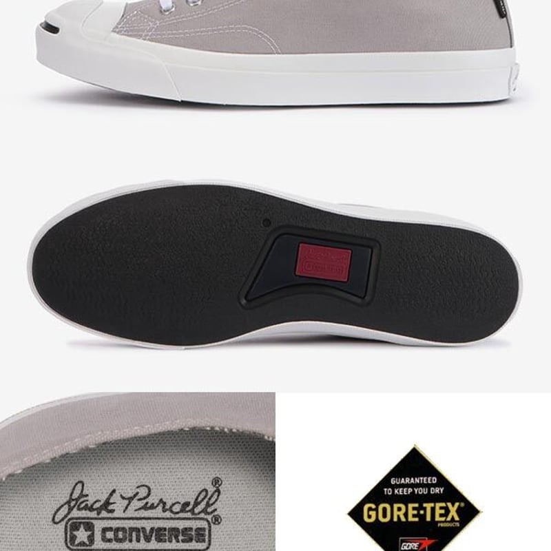 ジャックパーセルCONVERSE Jack Purcell REACT グレー CONVERSE コンバース JACK PURCELL ジャックパーセル L.GREY