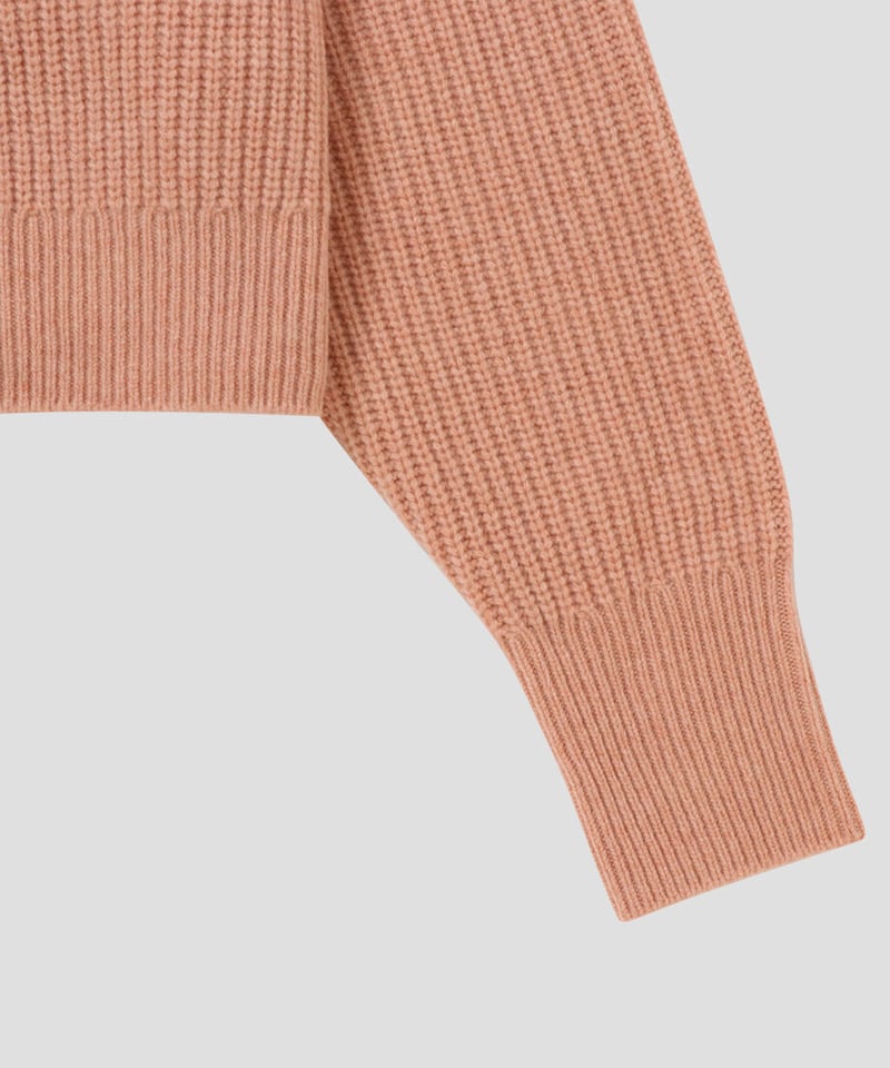 soft wool short V-neck KNIT | NKNIT 