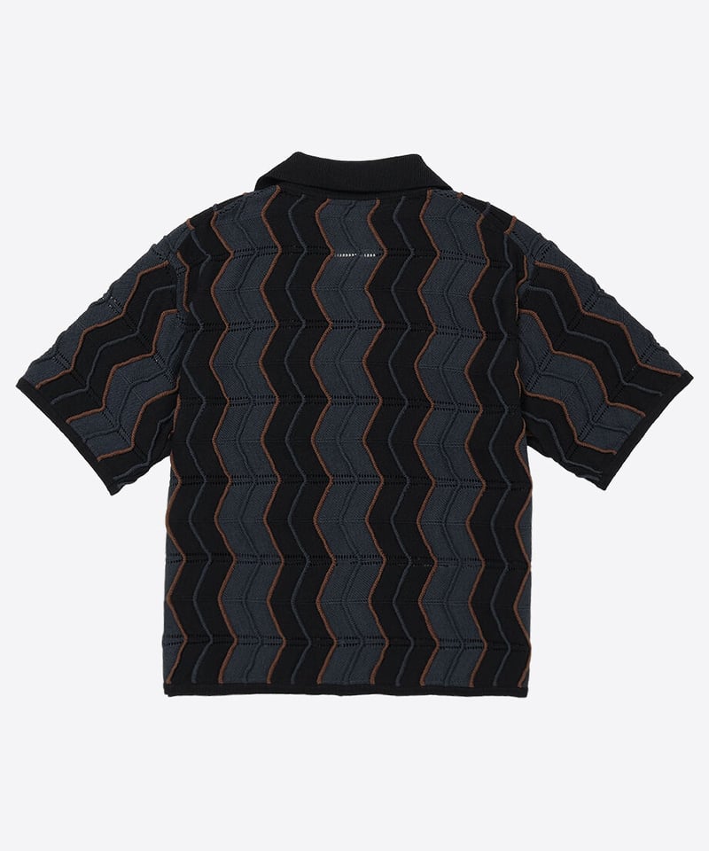 wave pattern knit shirt | NKNIT wave pattern knit shirt | NKNIT