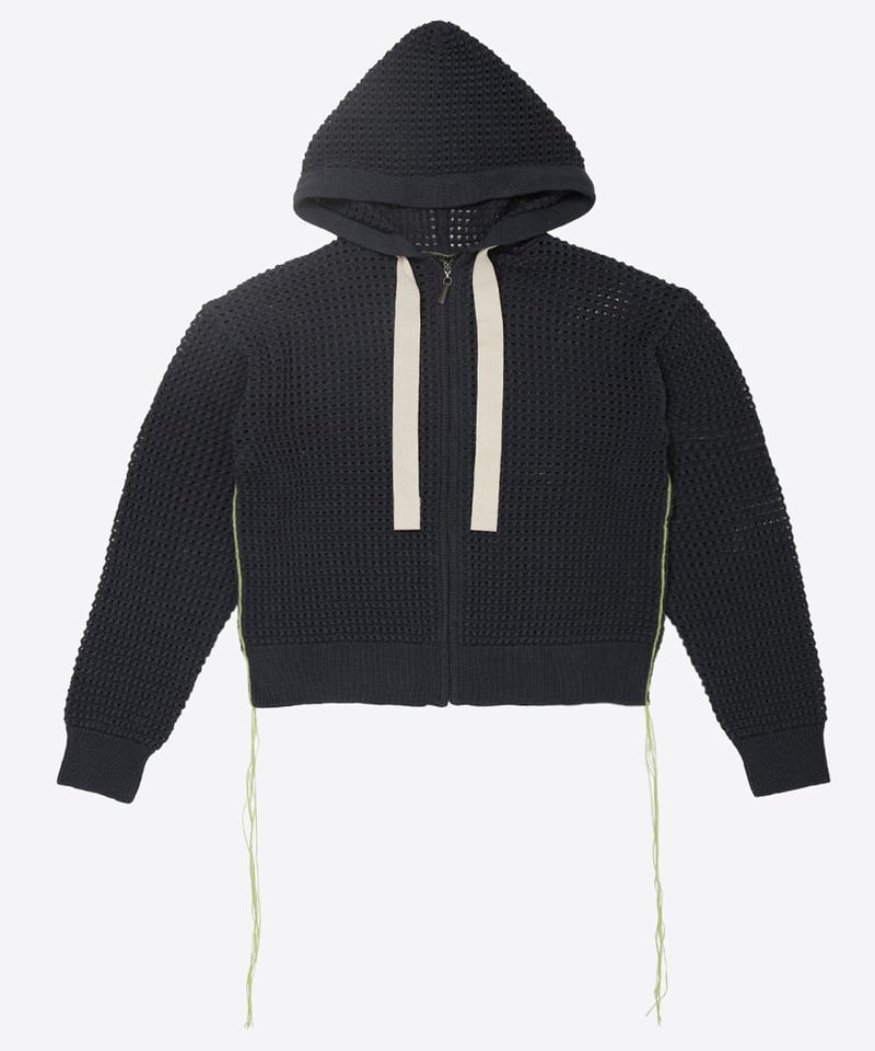 NKNIT mesh knit zip foodie - speedlb.com