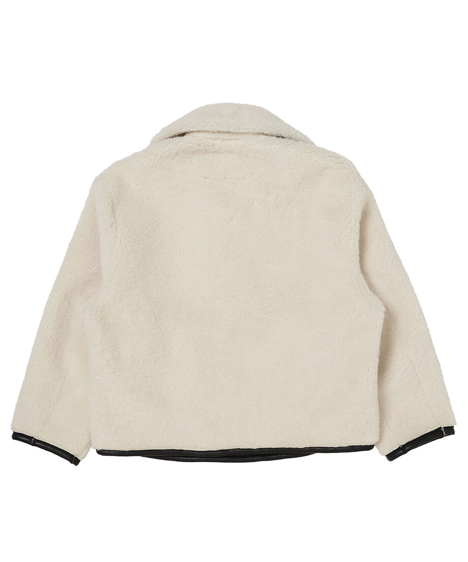 vegan mouton half zip BIG | NKNIT vegan mouton half zip BIG | NKNIT