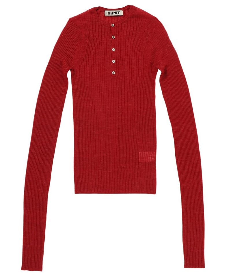 alpaca sheer rib KNIT | NKNIT