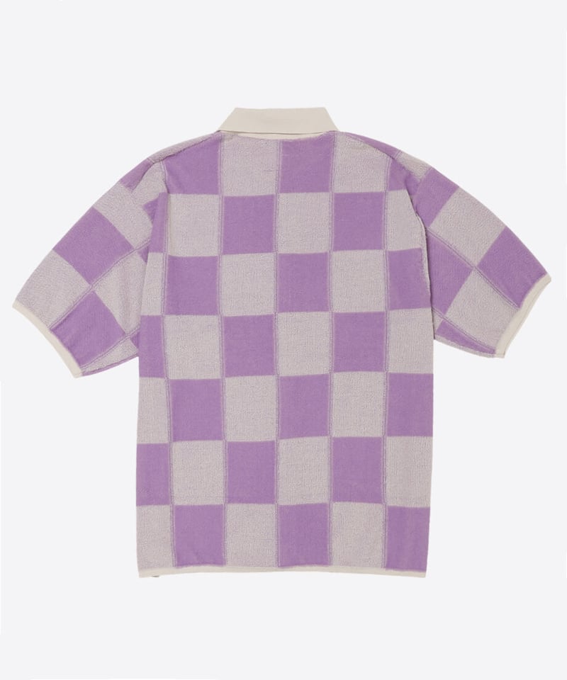 check pattern knit shirt | NKNIT