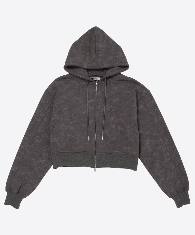 値下げNKNIT ZIP hooded sweatshirt size①-