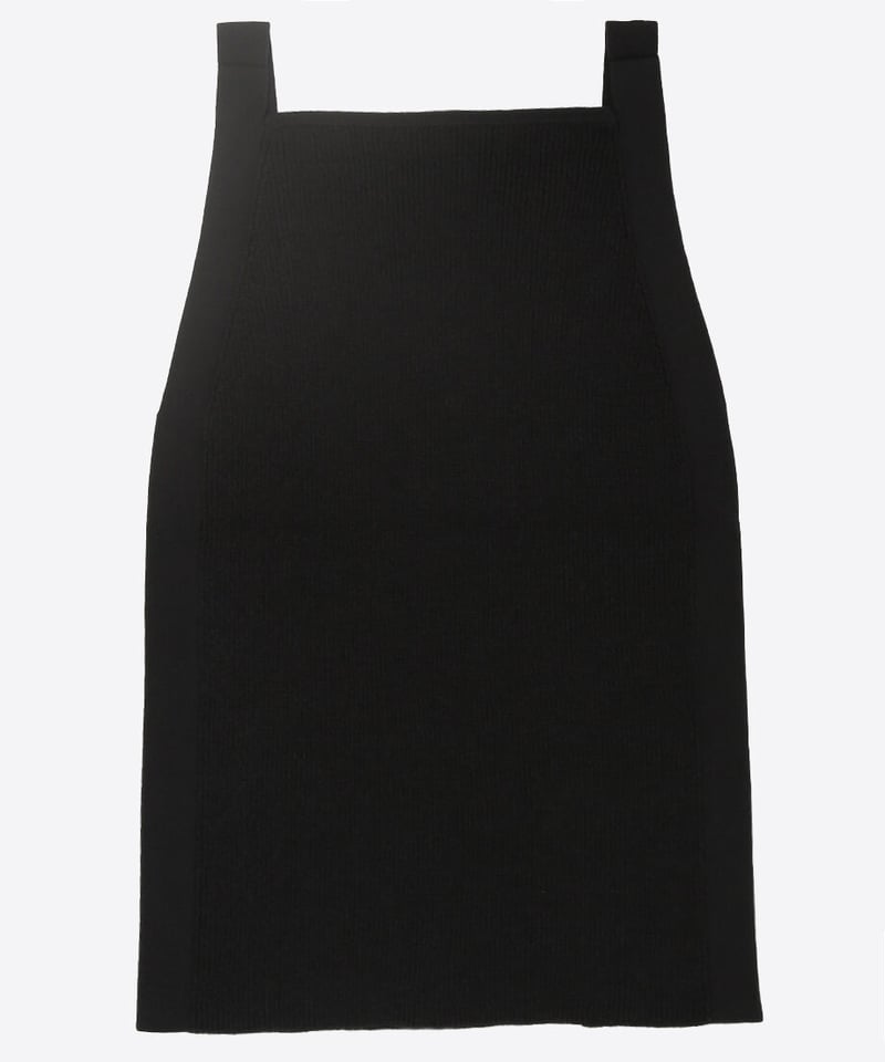 cotton rib square knit tank top | NKNIT 