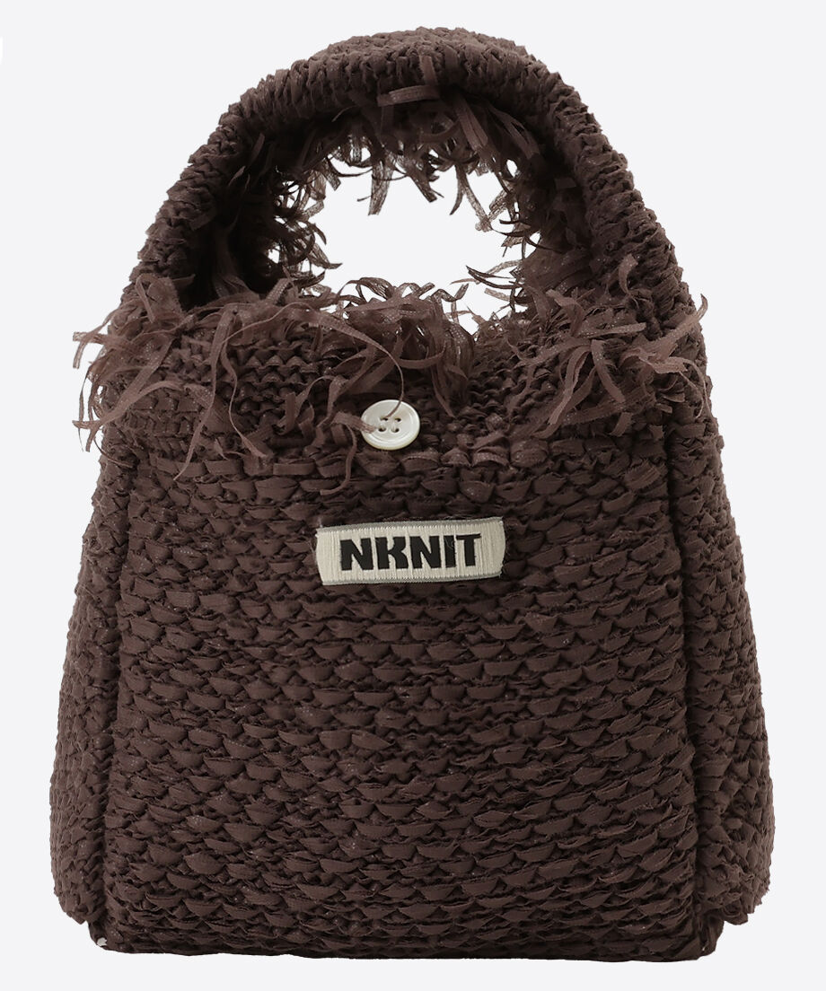 fringe knit hand bag | NKNIT fringe knit hand bag | NKNIT